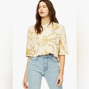 Billabong 'Dare To Dream' Tie Dye Cropped T-Shirt, Size XSMALL, NWOT